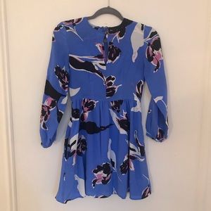 Beautiful Blue Patterned Dress